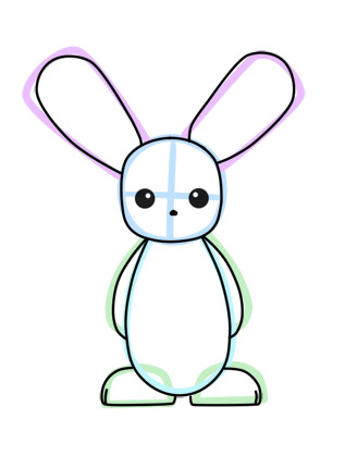 Easy Bunny Face Drawing at GetDrawings Free download