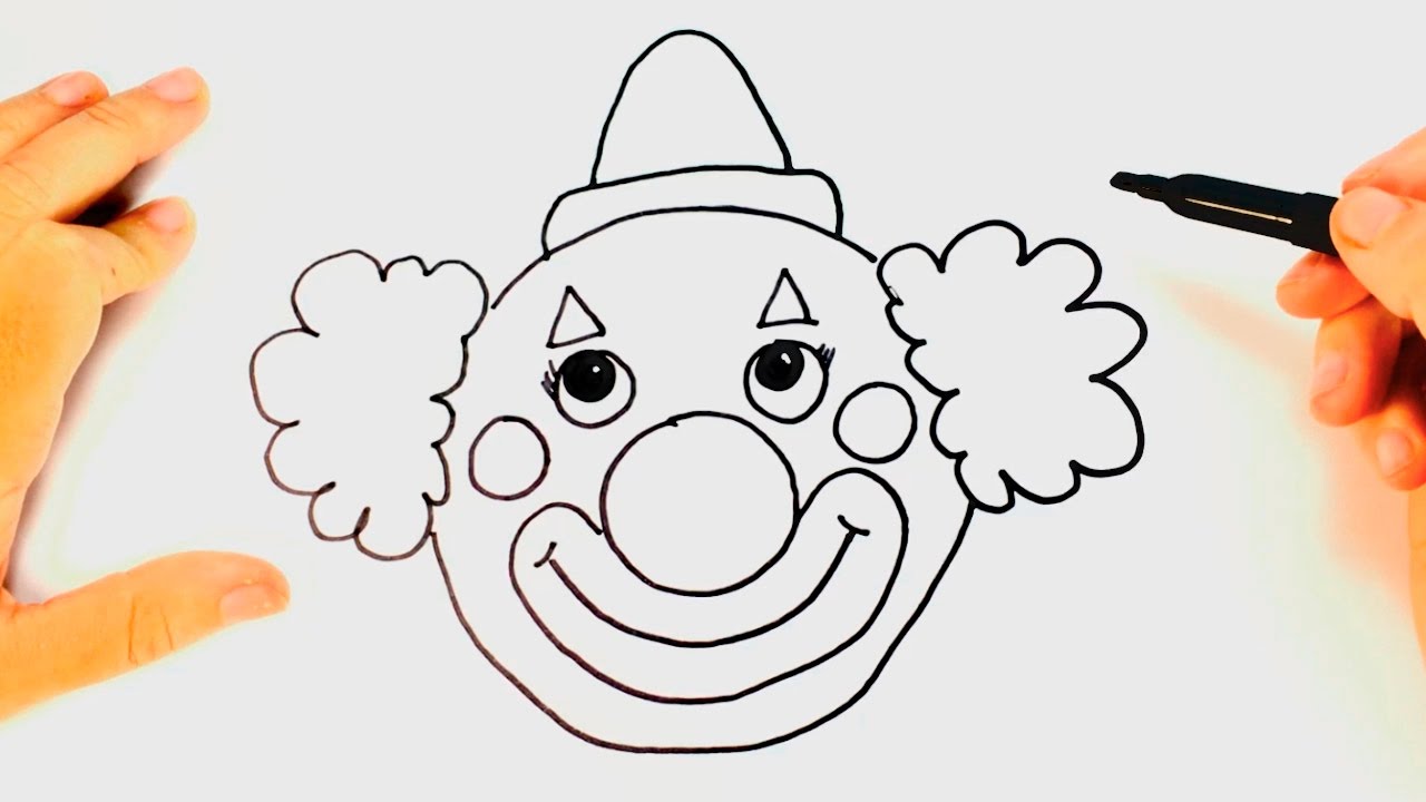 Easy Clown Drawing at GetDrawings Free download