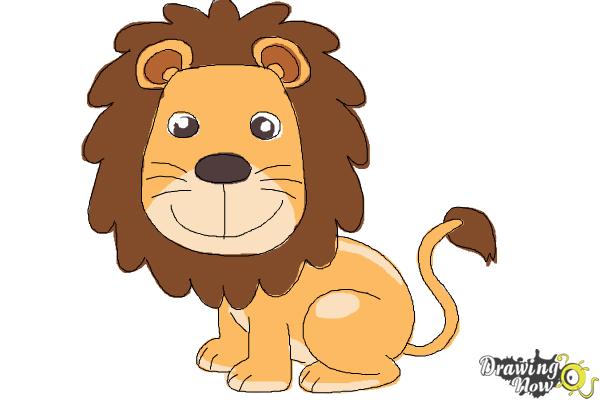 40+ Most Popular Cartoon Lion Head Drawing Easy | Creative Things Thursday