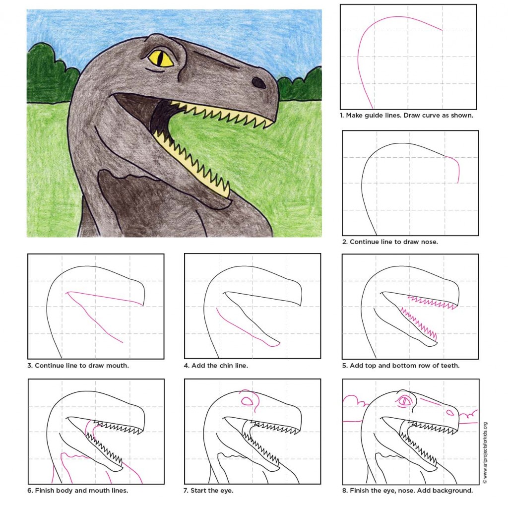 Easy Drawing Of Dinosaurs at GetDrawings Free download