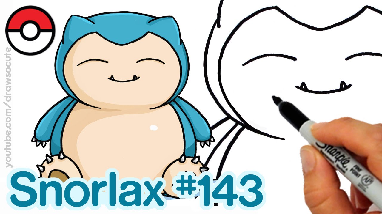 The best free Snorlax drawing images. Download from 21 free drawings of