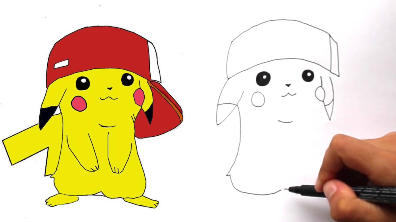 Easy Drawing Pikachu at GetDrawings | Free download