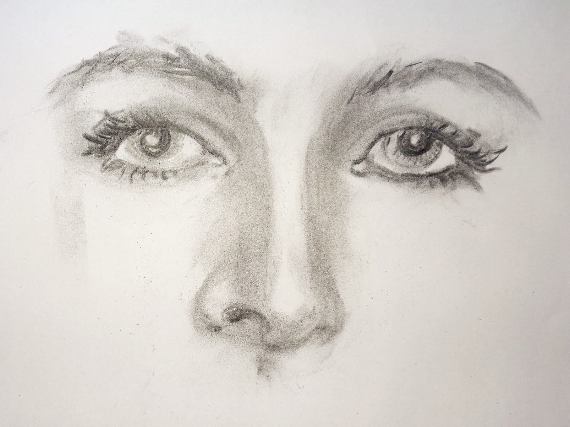 Creative Face Drawing Pencil Sketch with Realistic