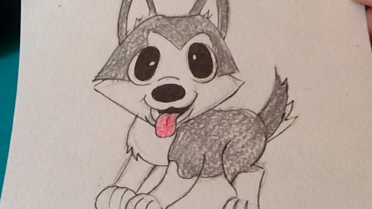 Easy Husky Drawing at GetDrawings Free download