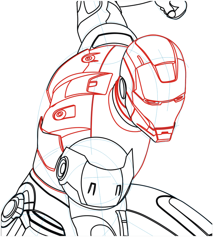 Easy Iron Man Drawing At Getdrawings Free Download
