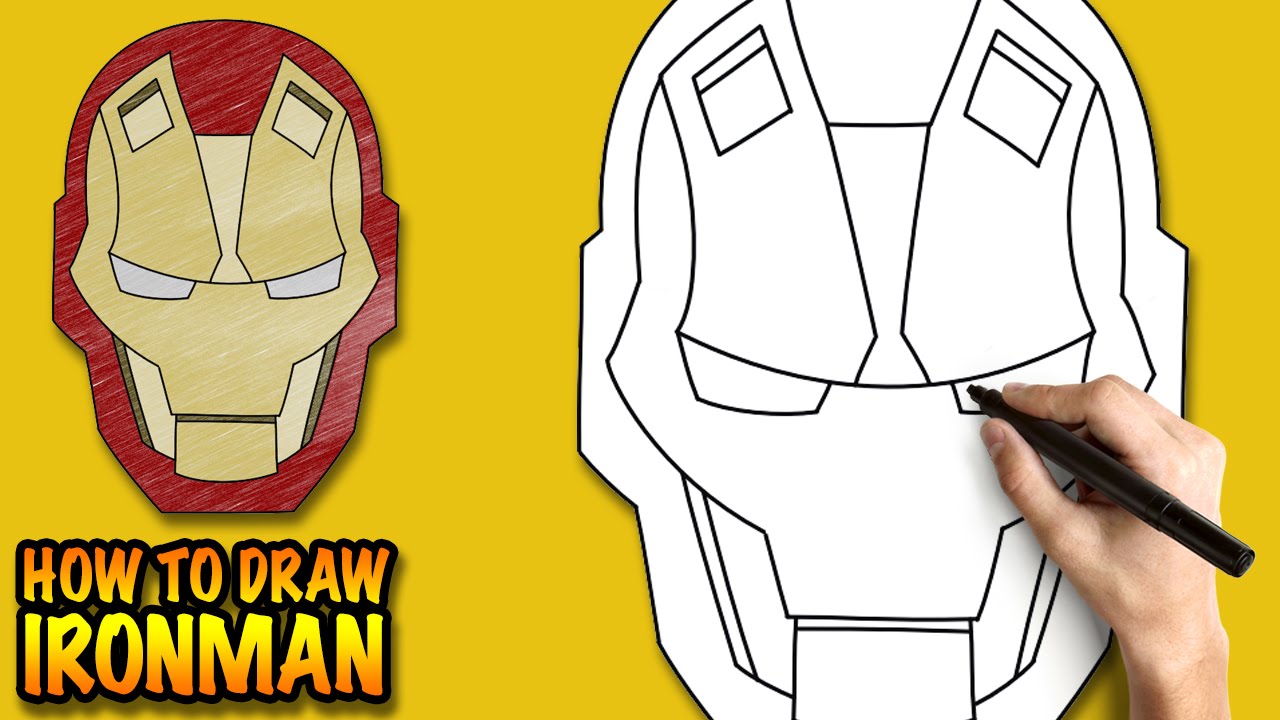 Easy Iron Man Drawing at GetDrawings Free download