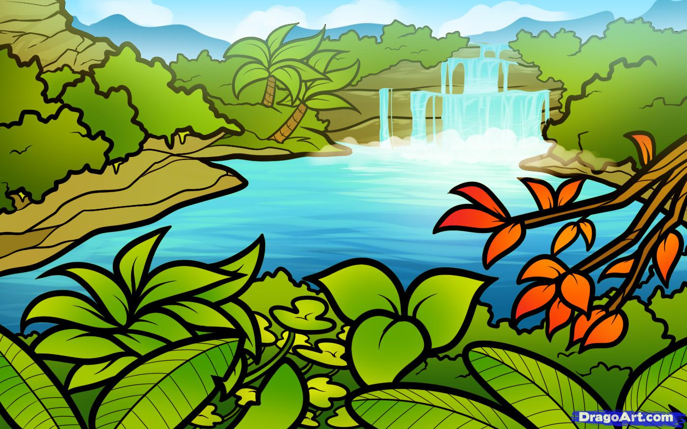 Easy Jungle Drawing at GetDrawings Free download
