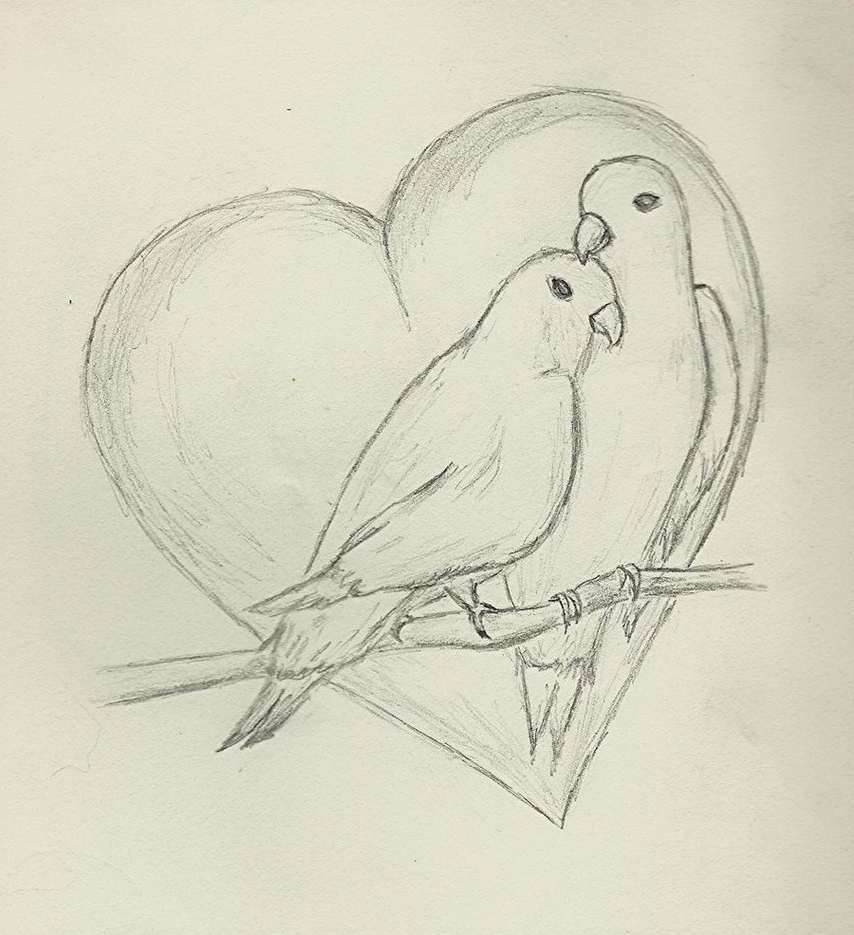 Easy Love Drawing at GetDrawings | Free download