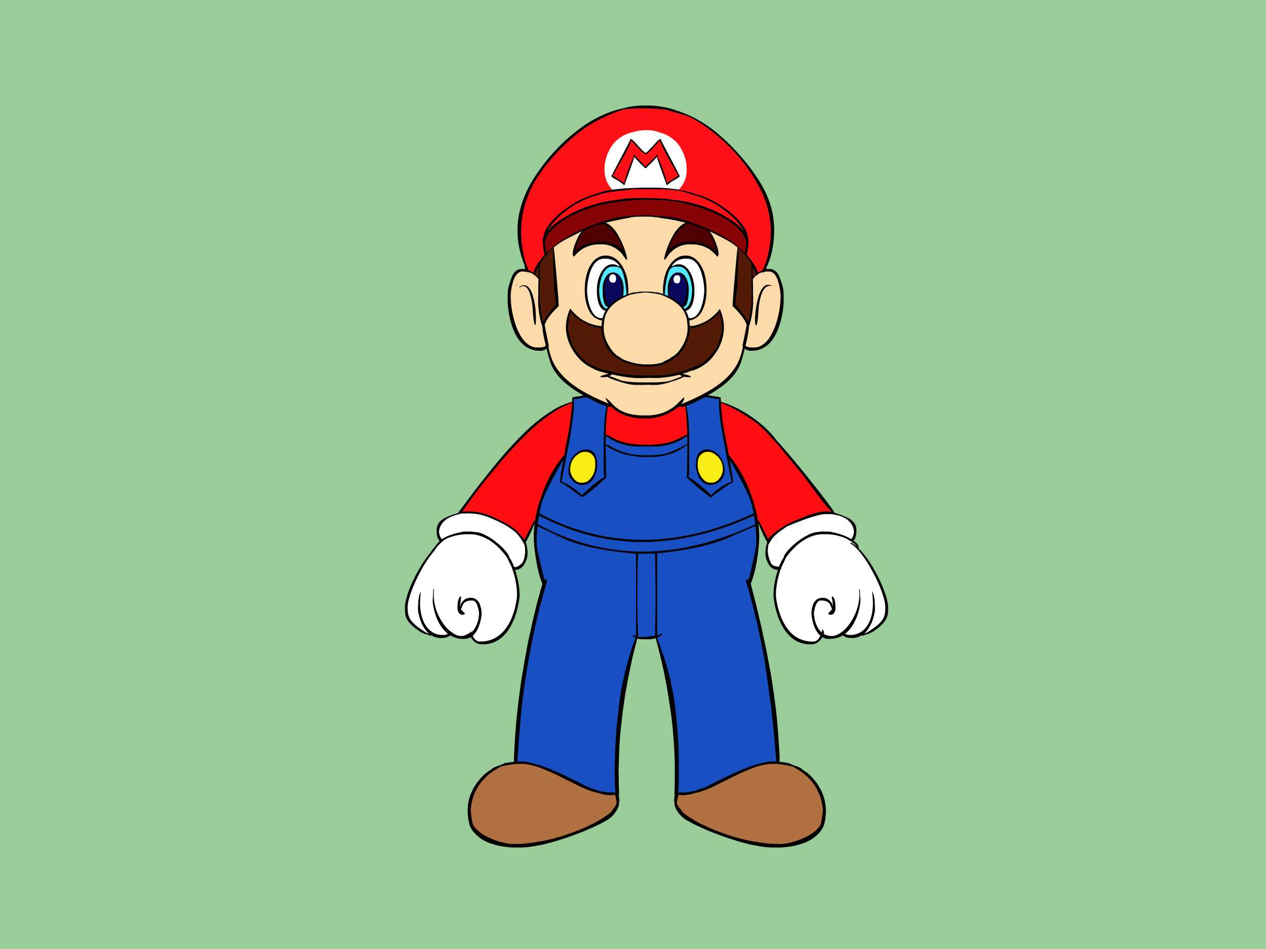 Easy Mario Drawing At Getdrawings Free Download 4441