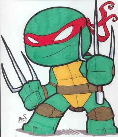 Easy Ninja Turtle Drawing at GetDrawings | Free download