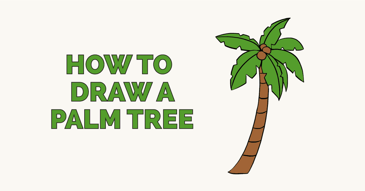 Easy Palm Tree Drawing at GetDrawings | Free download