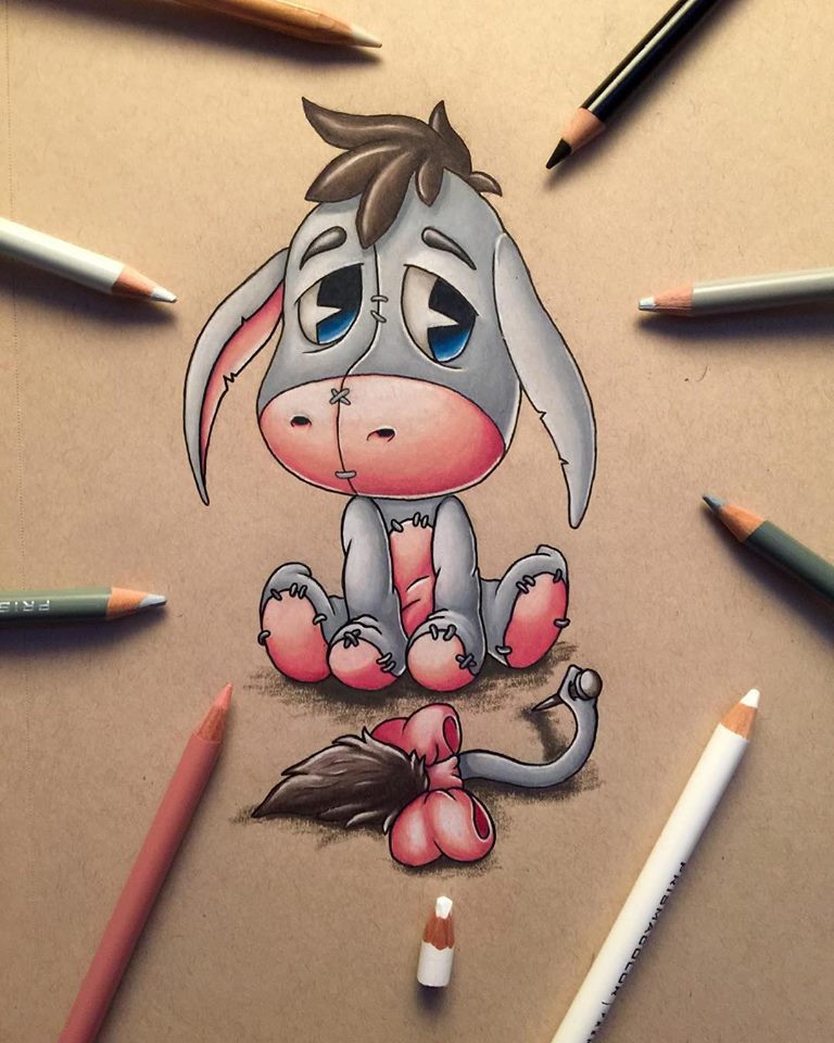 Eeyore Drawing at GetDrawings | Free download