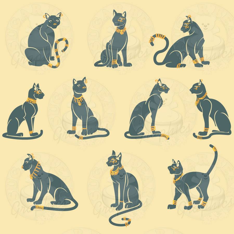 Egyptian Cat Drawing at GetDrawings | Free download
