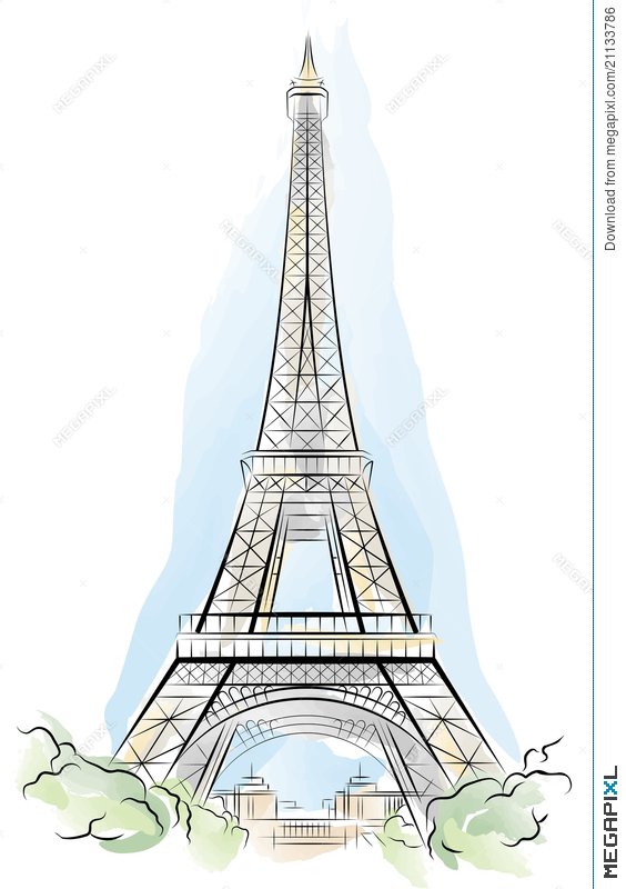 eiffel tower illustration free download