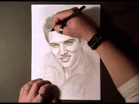 How To Draw Elvis Presley Easy - All Interview