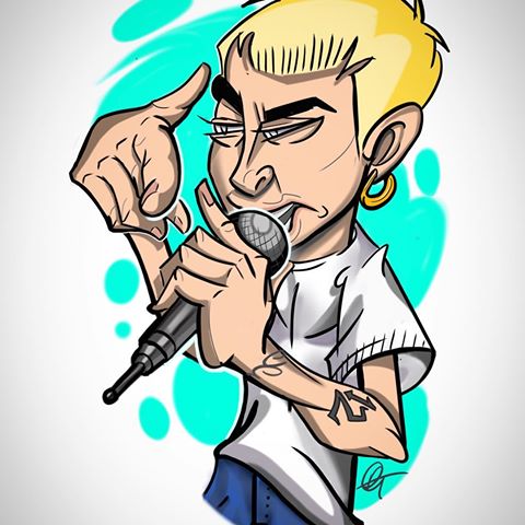 Eminem Cartoon Drawing at GetDrawings | Free download