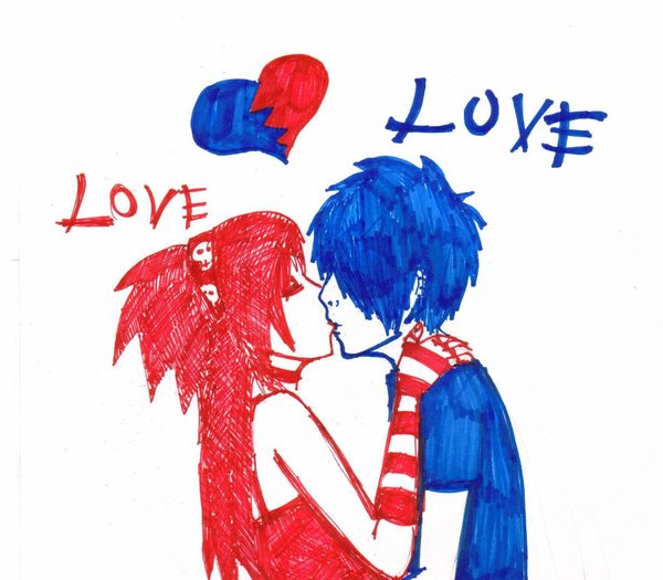 Emo Love Drawing at GetDrawings Free download