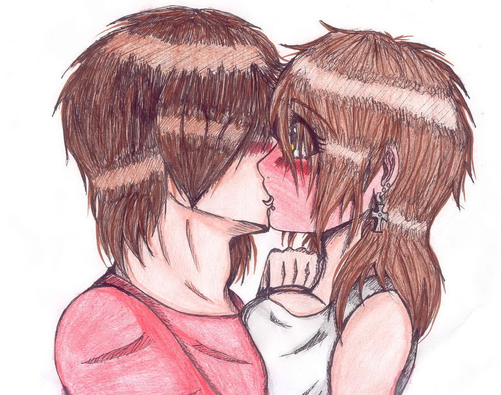Emo Love Drawing At GetDrawingscom Free For Personal Use Emo Love
