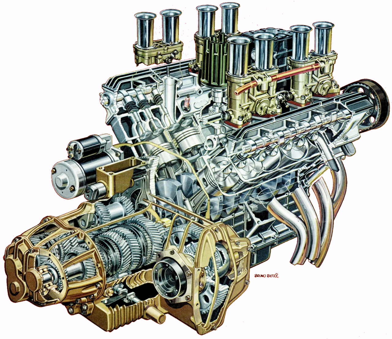 Engines Drawing at GetDrawings | Free download