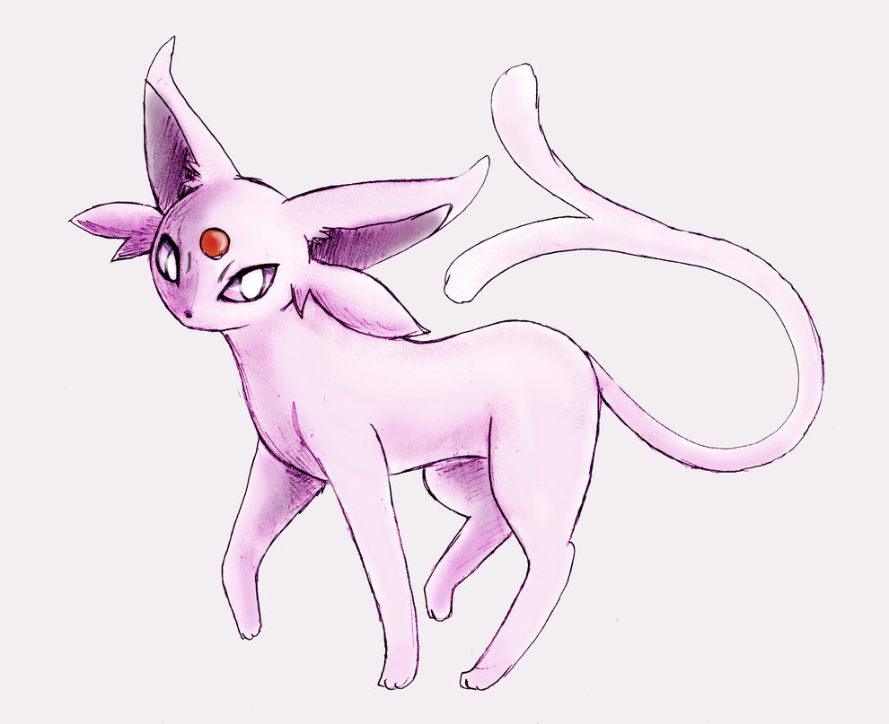 Espeon Drawing At Getdrawings Free Download