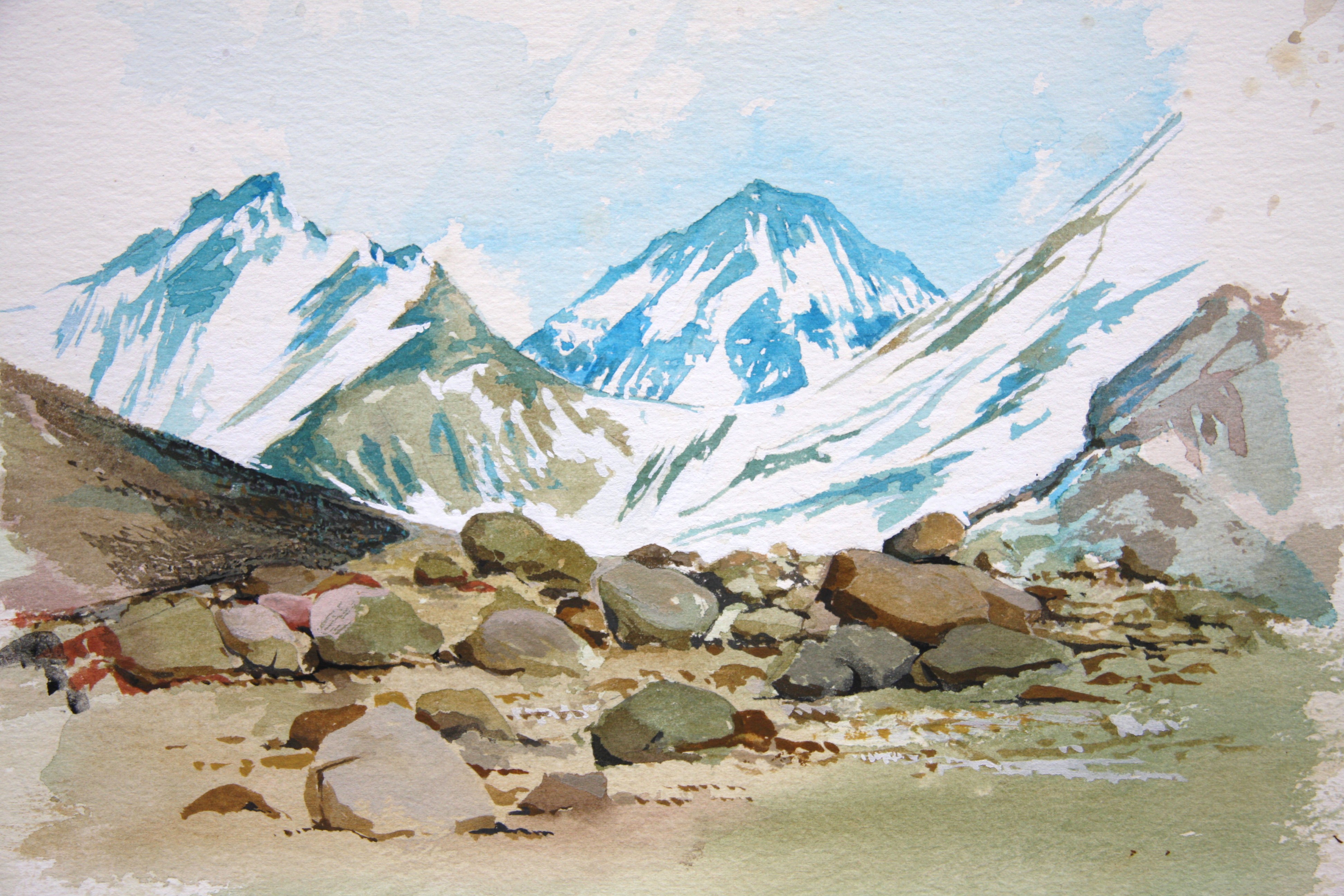 Everest Drawing at GetDrawings Free download