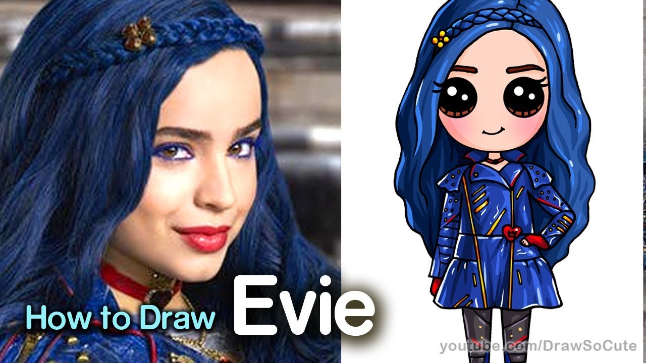Evie Descendants Drawing at GetDrawings Free download