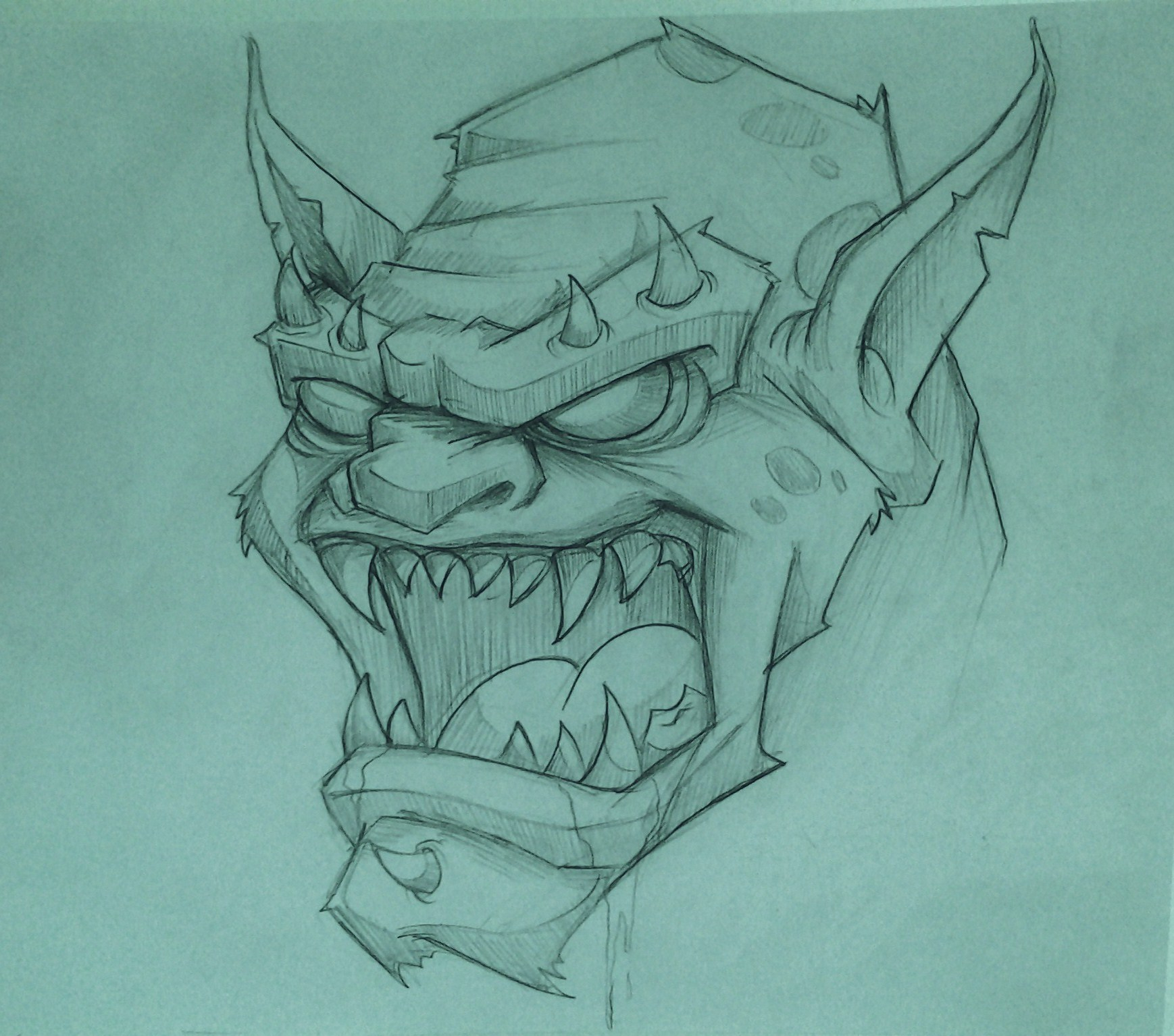 Evil Monster Drawing at GetDrawings Free download