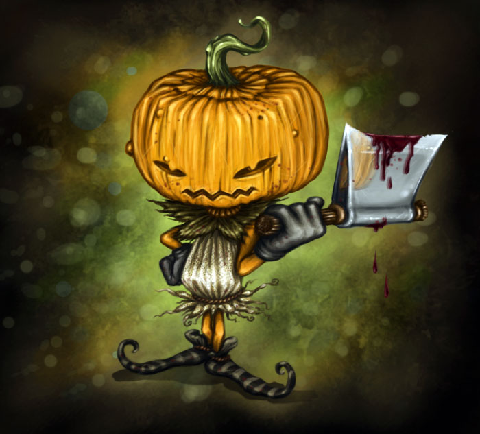 700x633 Evil Pumpkin By Newcomix.