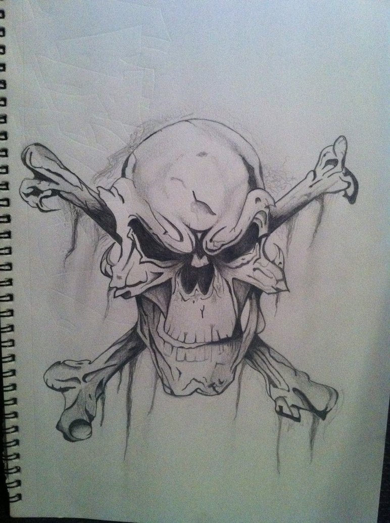 Evil Skulls Drawing At Getdrawings 