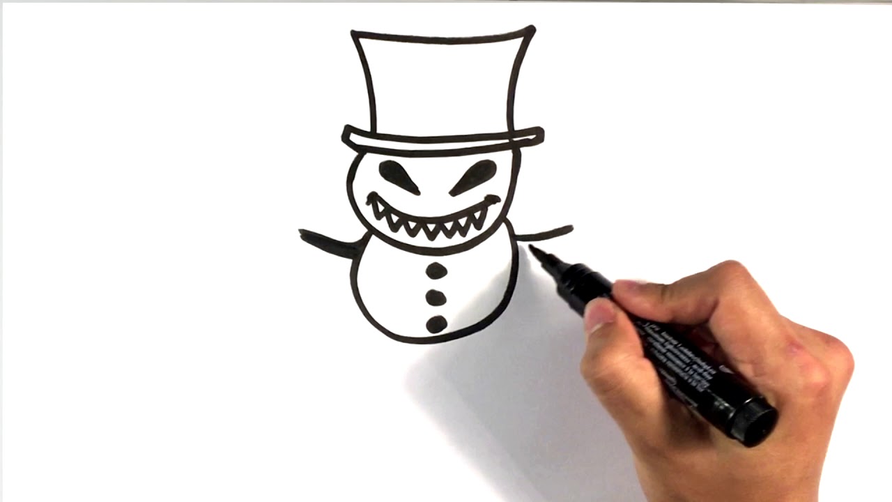 Evil Snowman Drawing At Getdrawings Free Download