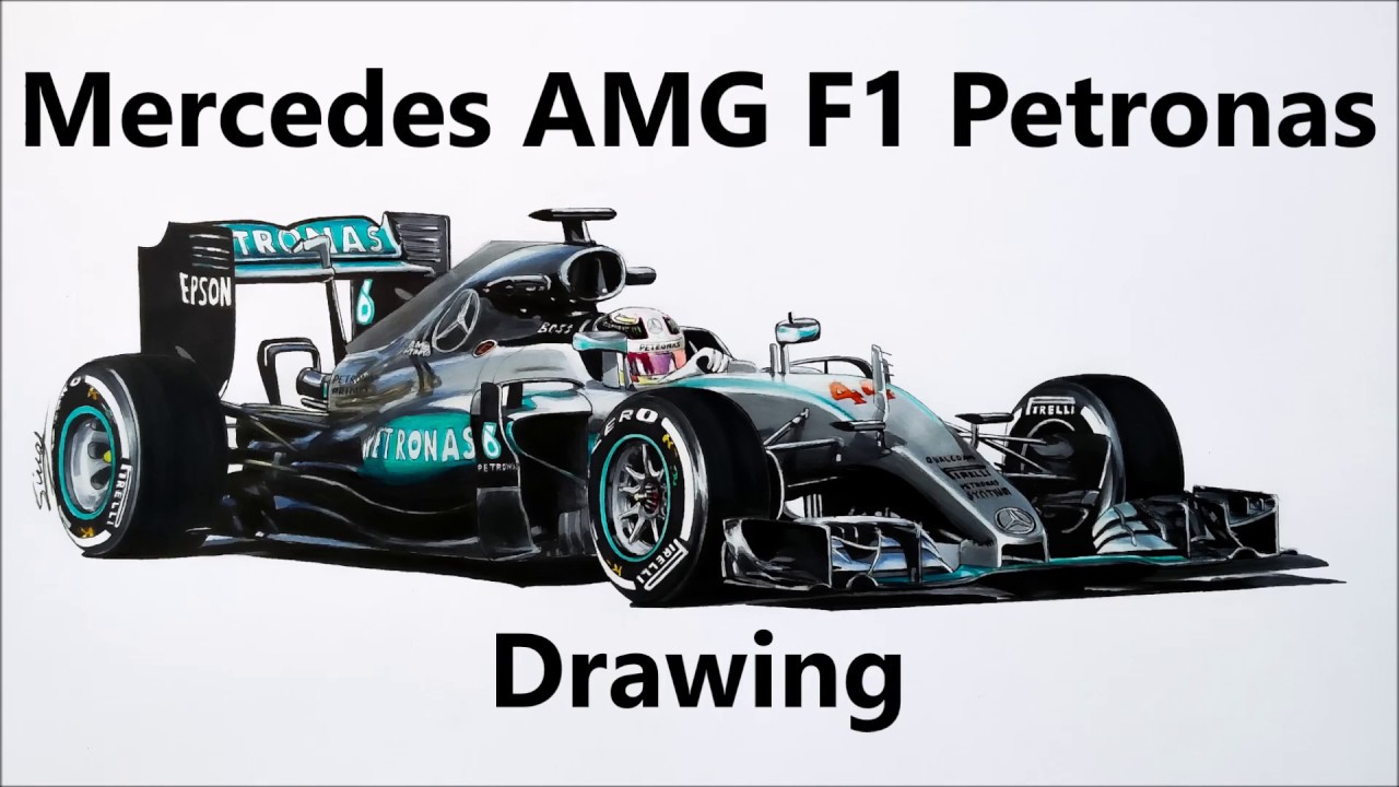f1 car drawing