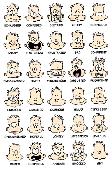 Facial Expressions Chart