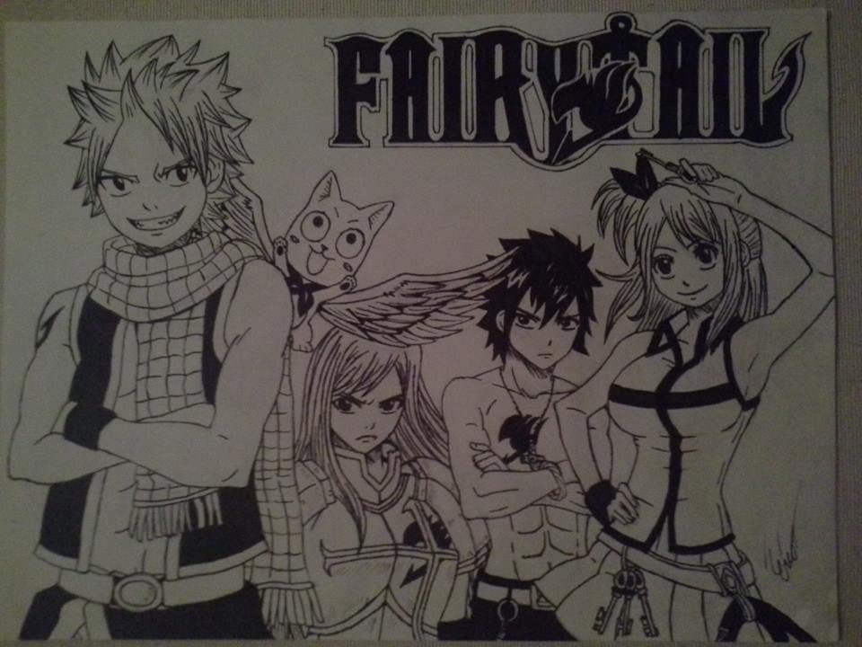 Fairy Tail Anime Drawing at GetDrawings | Free download