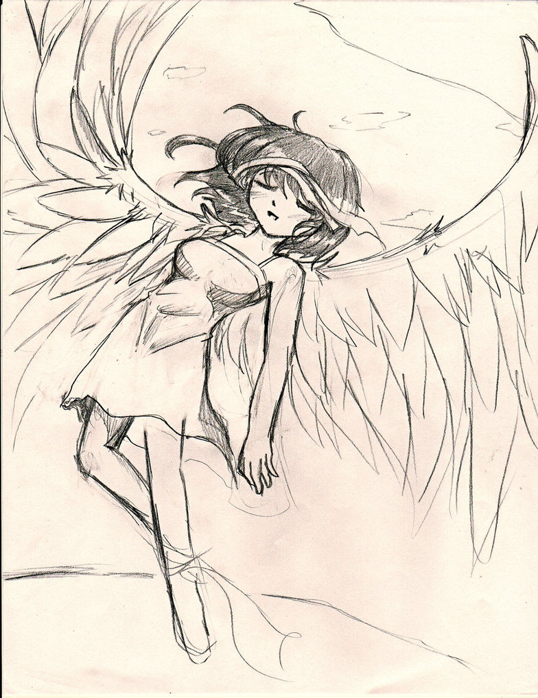 Ангел нарисовать