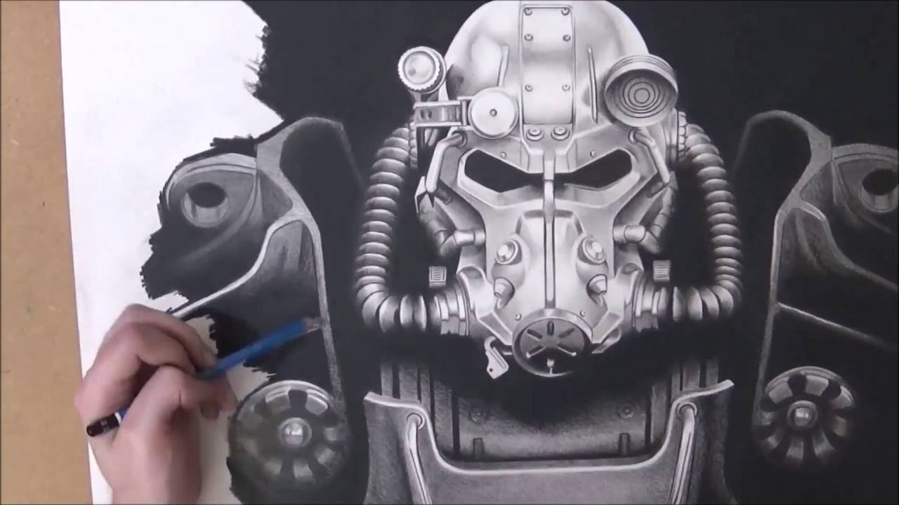 Fallout Power Armor Drawing at GetDrawings | Free download