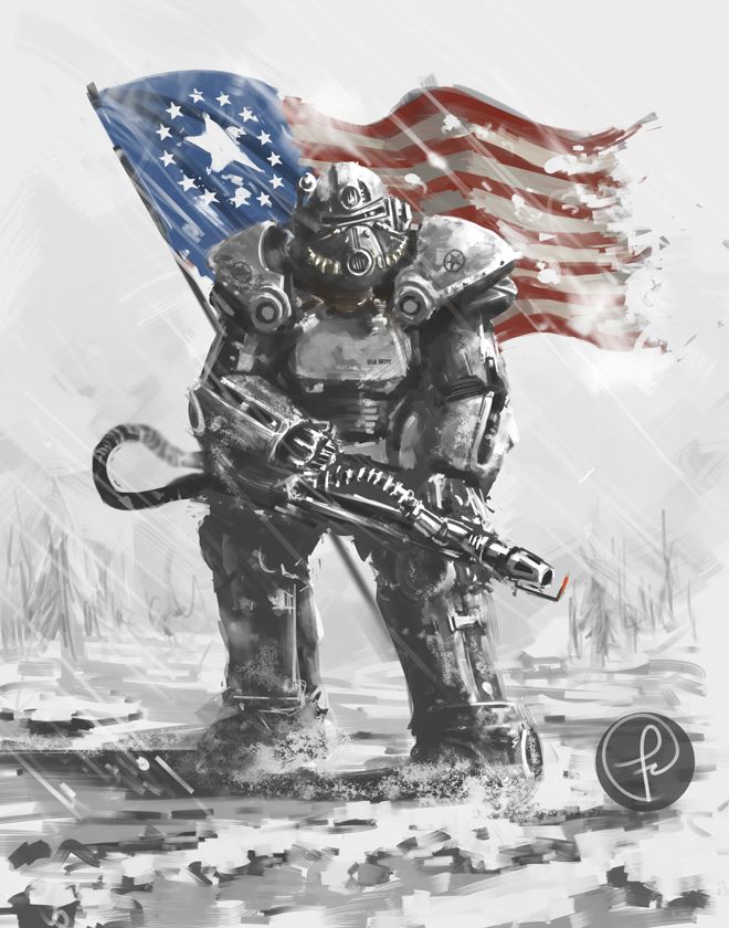 Fallout Power Armor Drawing at GetDrawings Free download