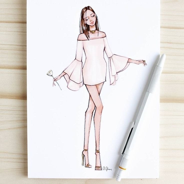 Featured image of post Fashion Designing Dresses Drawing / Refine your sketch through drawing or fashion apps.