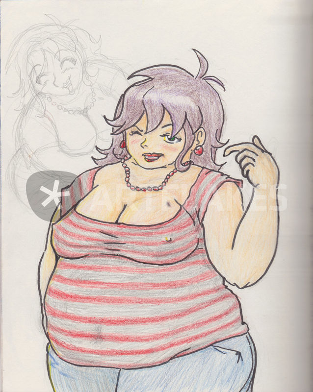 Fat Lady Drawing at GetDrawings | Free download