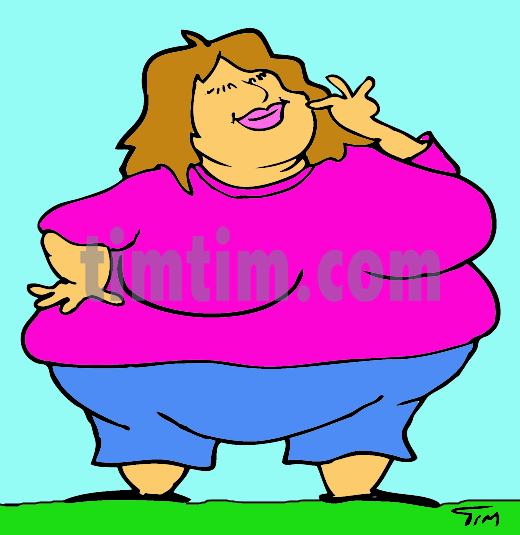 Fat Lady Drawing at GetDrawings | Free download