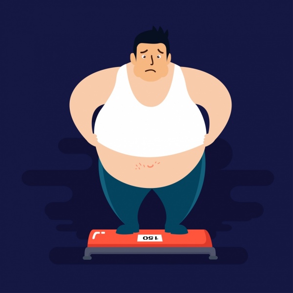 Fat Man Drawing at GetDrawings | Free download