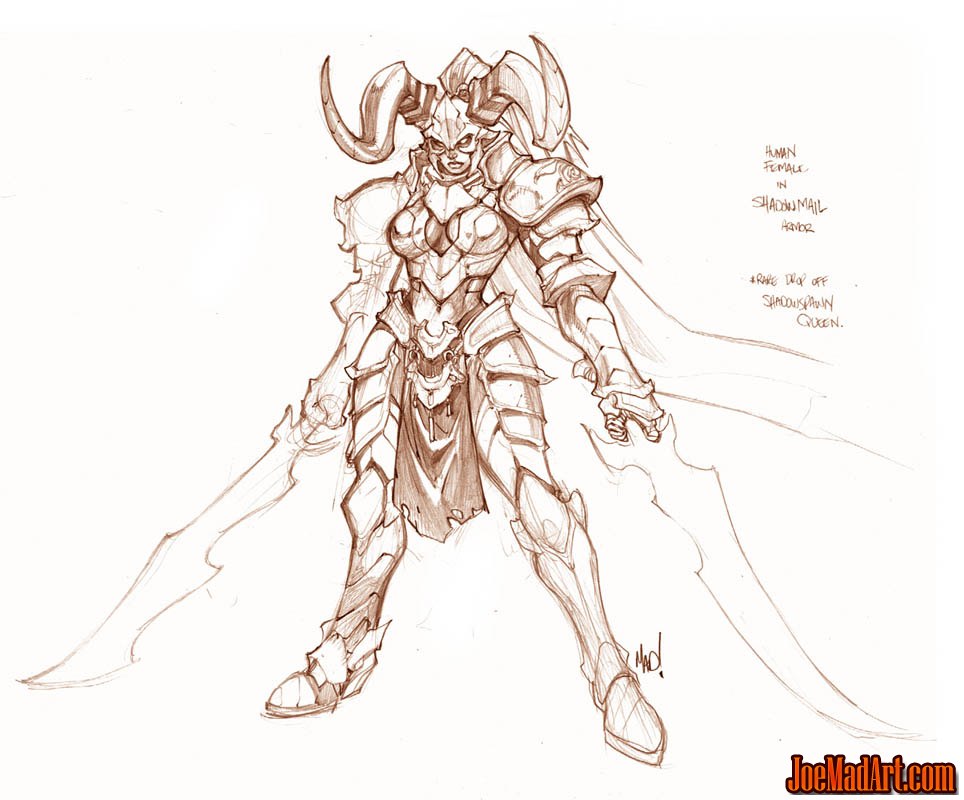 Female Armor Drawing at GetDrawings | Free download