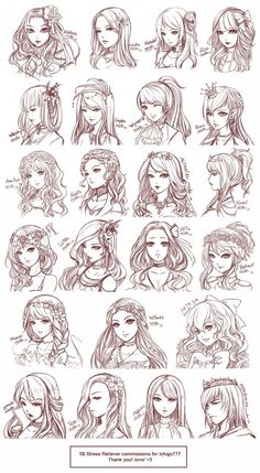Female Hairstyles Drawing At Getdrawings Com Free For