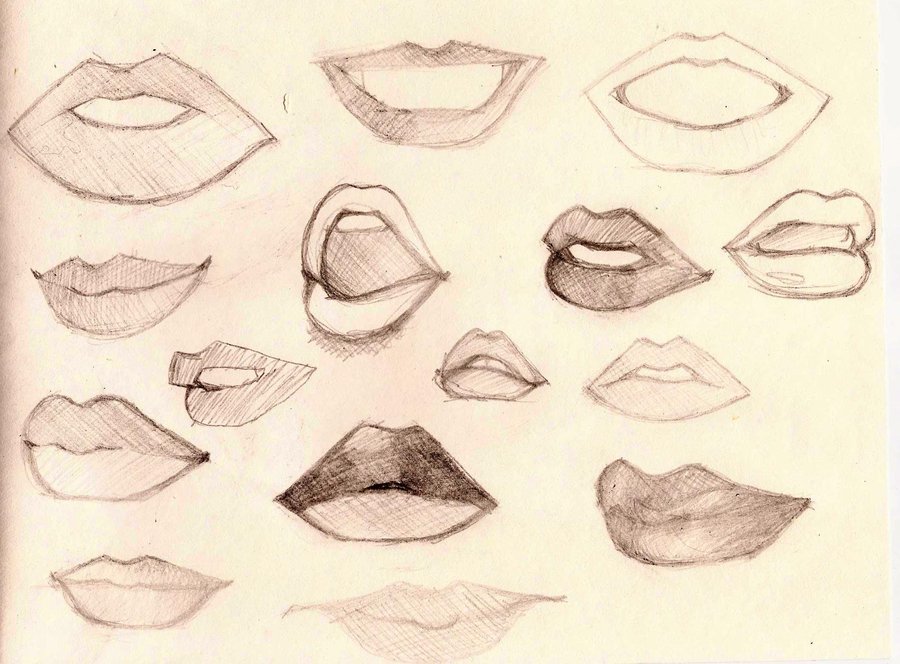 How To Draw Anime Lips Female