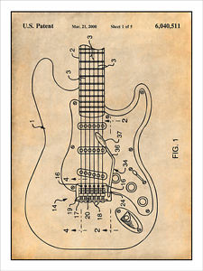 Fender Stratocaster Drawing at GetDrawings | Free download