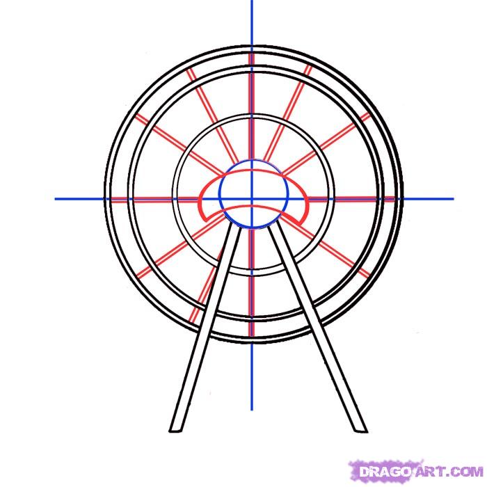 Ferris Wheel Drawing At Getdrawings Free Download