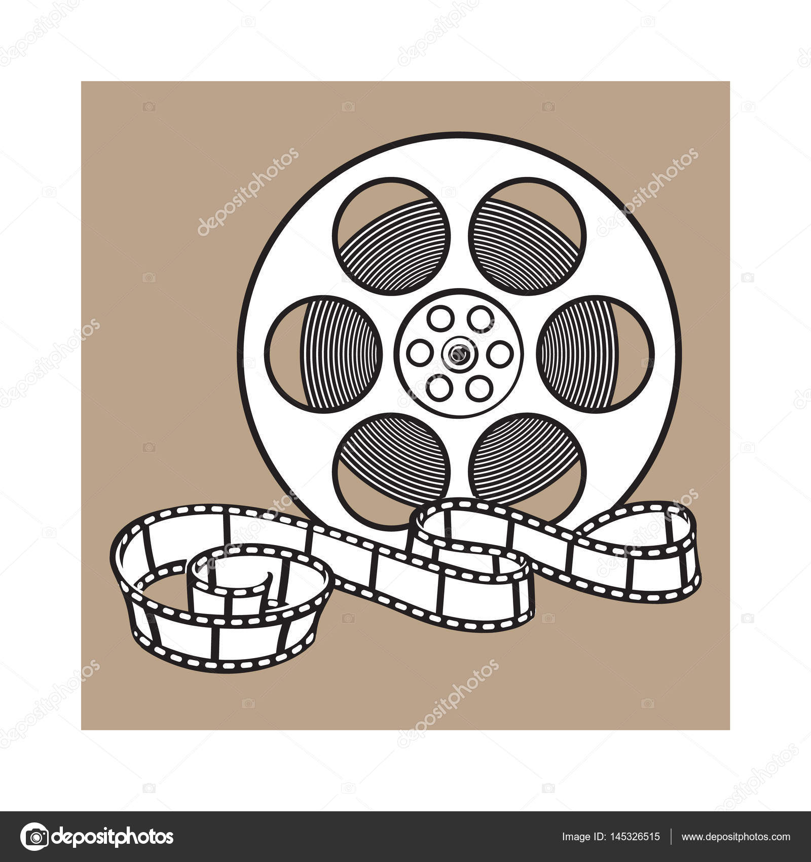 Film Reel Drawing at GetDrawings Free download