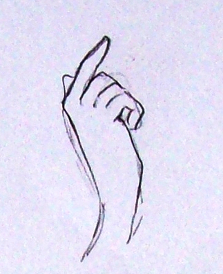 Finger Pointing Drawing at GetDrawings | Free download