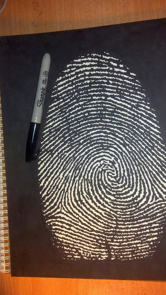 Fingerprint Drawing at GetDrawings | Free download