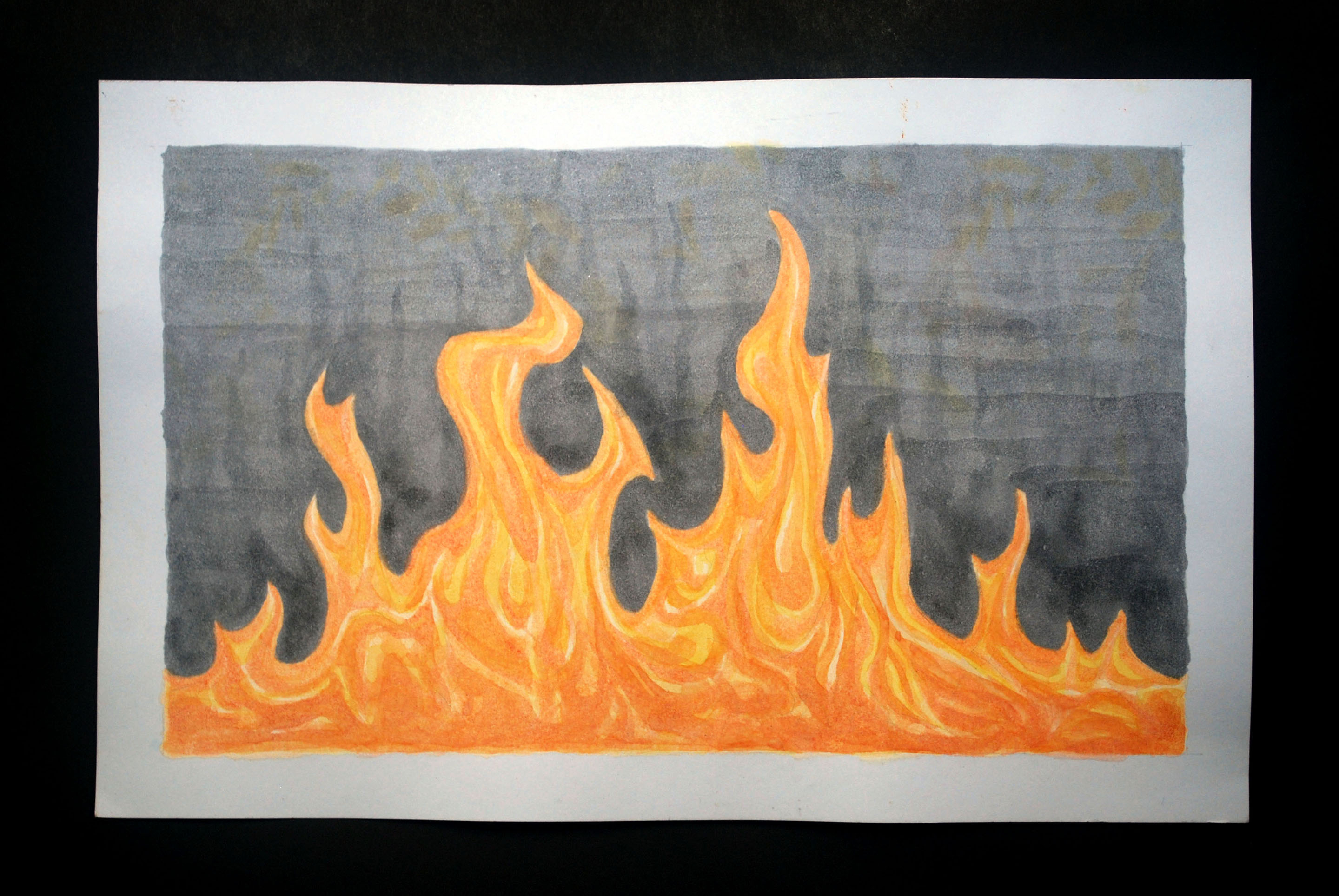 Fire Pencil Drawing at GetDrawings Free download
