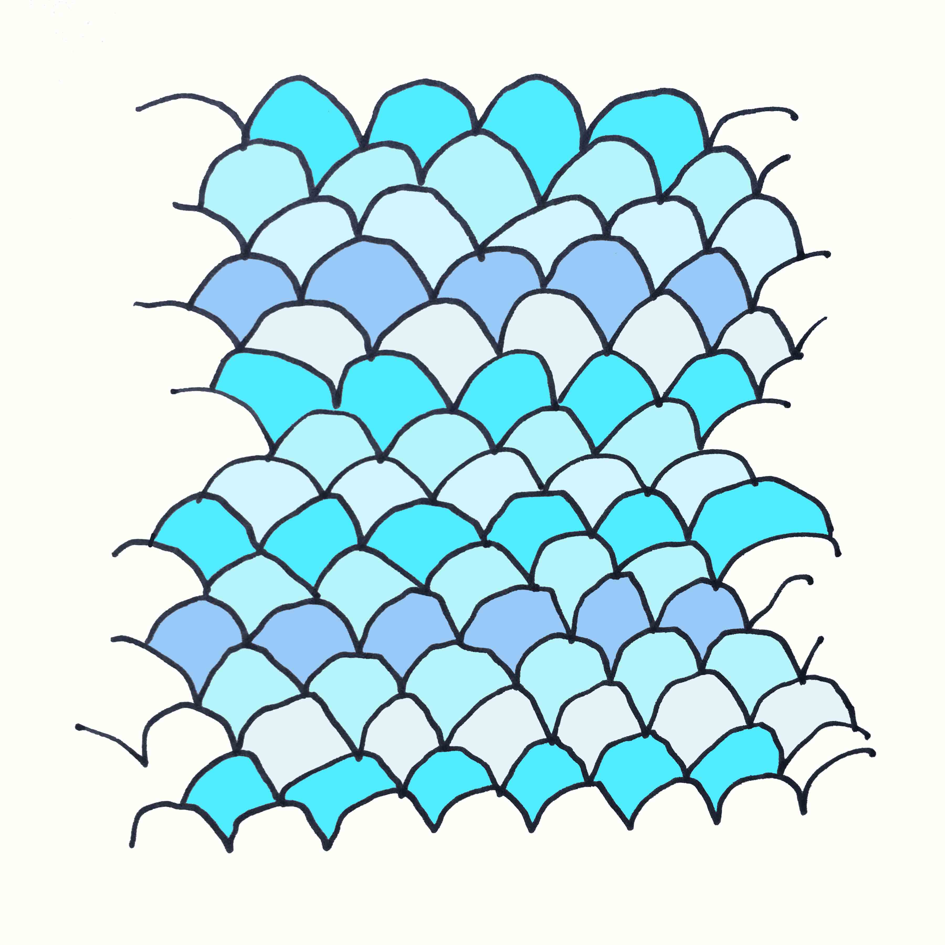 Fish Scales Drawing at GetDrawings Free download